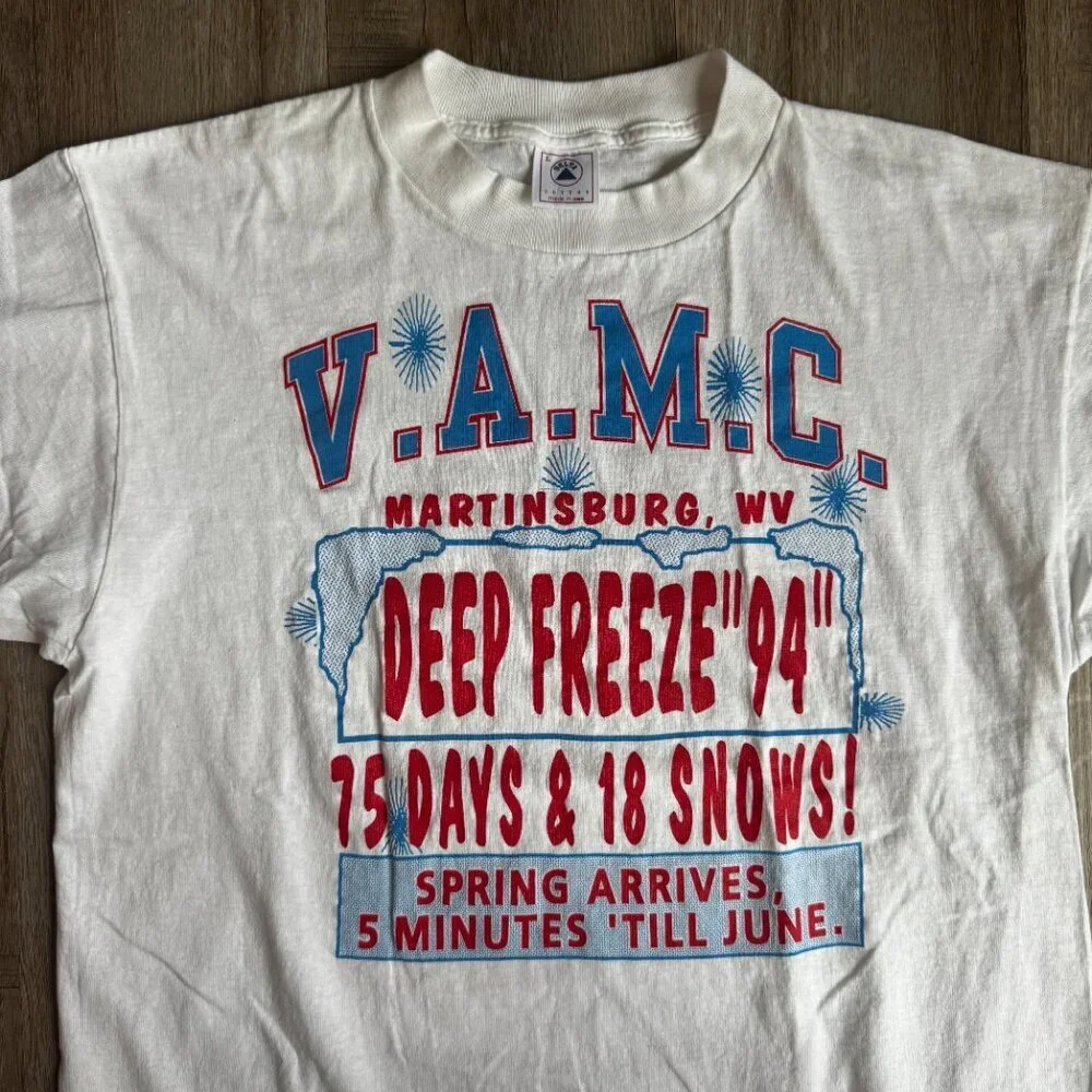 Vintage 90s West Virginia Deep Freeze '94 - size Large single stitch